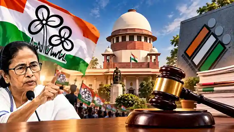 TMC Name and Symbol Dispute ચૂંટણી પંચને સુપ્રીમ કોર્ટની ડેડલાઇન TMCના નામ અને સિમ્બોલ વિવાદનો આટલા મહિનામાં ઉકેલ લાવવા આદેશ