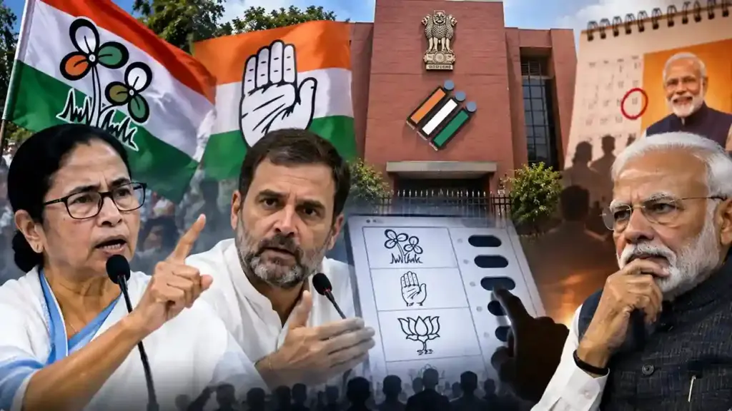 TMC Symbol Row TMC સિમ્બોલ વિવાદમાં મમતા સાથે આવી કોંગ્રેસ કહ્યું 'જ્ઞાનેશ કુમારે મોદીજીને જન્મદિવસની ભેટ આપી...'