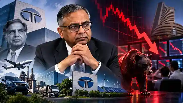 Tata Sons Leadership Impact  લીડરશિપ એક્સટેન્શન બાદ પણ બજારમાં ગભરાટ સેન્સેક્સનિફ્ટીમાં ભારે કડાકો, ટાટા ગ્રૂપના શેરોમાં નફારૂપી વેચવાલીનો દોર