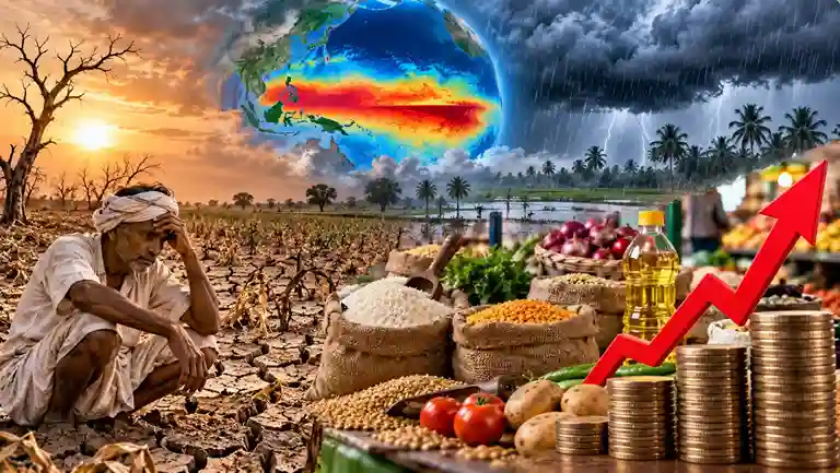 Weak Monsoon El Nino Food Inflation આવનારા દિવસો પડશે વધુ ભારે નબળું ચોમાસું અને અલ નીનો વધારશે મુશ્કેલી, ખાદ્ય ચીજવસ્તુઓ વધુ મોંઘી થવાની વકી
