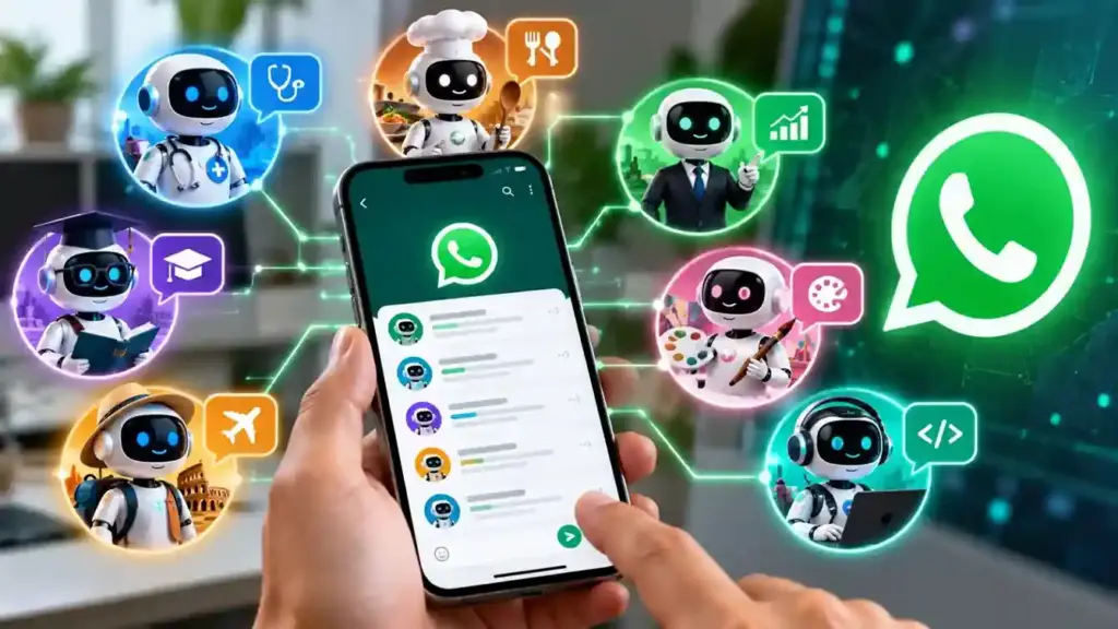 WhatsApp New AI Feature  વોટ્સએપ પર નવું મોટું અપડેટ હવે કનેક્ટ થશે મલ્ટીપલ AI એજન્ટ્સ, યુઝર્સ અલગઅલગ બોટ્સ સાથે કરી શકશે વાતચીત