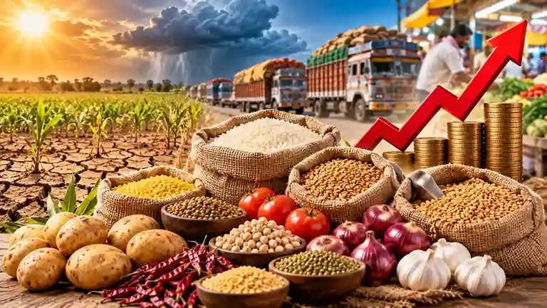 Agri Commodity Price Hike પુરવઠાની ભારે ખેંચથી કૃષિ પેદાશોના ભાવમાં ૫૦ ટકા સુધીનો ઉછાળો, મોંઘવારીનો માર
