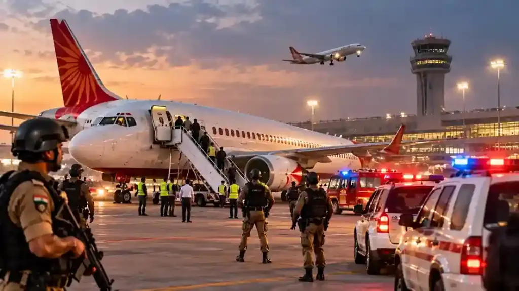 Air India Hijack Alert Jaipur શું વિમાનનું અપહરણ કરવાનો પ્રયાસ થયો ? એર ઈન્ડિયાની ફ્લાઈટનું ઈમરજન્સી લેન્ડિંગ, સુરક્ષા એજન્સીઓ દોડતી થઈ...