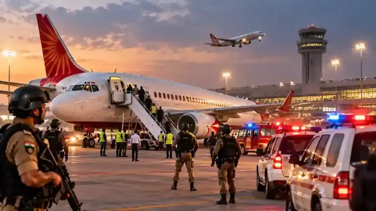 Air India Hijack Alert Jaipur  શું વિમાનનું અપહરણ કરવાનો પ્રયાસ થયો ? એર ઈન્ડિયાની ફ્લાઈટનું ઈમરજન્સી લેન્ડિંગ, સુરક્ષા એજન્સીઓ દોડતી થઈ...