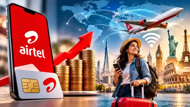 Airtel Hikes Postpaid Plans Tariff દર મહિને ₹૫૦ વધુ ચૂકવો અને વિદેશમાં મફત વાત કરો! એરટેલનો નવો પોસ્ટપેડ દાવ જાણો ફ્રી રોમિંગ પેકમાં શું મળશે?