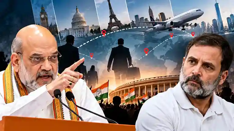 Amit Shah Slams Rahul Gandhi ‘આગામી ૩૦ વર્ષ તમારો વારો નથી આવવાનો, મને ખબર છે તમે વિદેશમાં...’ અમિત શાહે રાહુલ ગાંધી પર સાધ્યું નિશાન