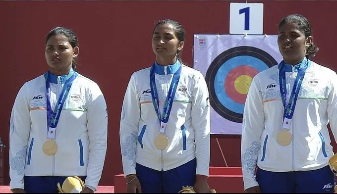 Asian Games India Womens Recurve Archery Gold  સુવર્ણ અક્ષરે લખાશે આ જીત! ૭૫ વર્ષમાં ક્યારેય ન બન્યું તે ભારતીય દીકરીઓએ કરી બતાવ્યું રિકર્વ આર્ચરીમાં ભારત ચેમ્પિયન
