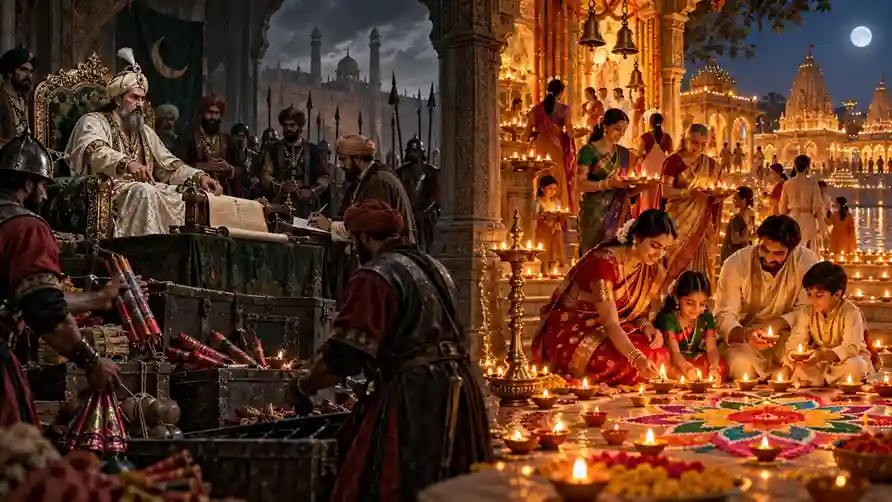 Aurangzeb Ban On Diwali Firecrackers ઔરંગઝેબે દિવાળી પર ફટાકડા ફોડવા સામે કેમ લગાવી હતી પાબંધી? જાણો મુઘલ શાસનમાં હિન્દુઓએ કેવી રીતે ઉજવ્યો હતો તહેવાર