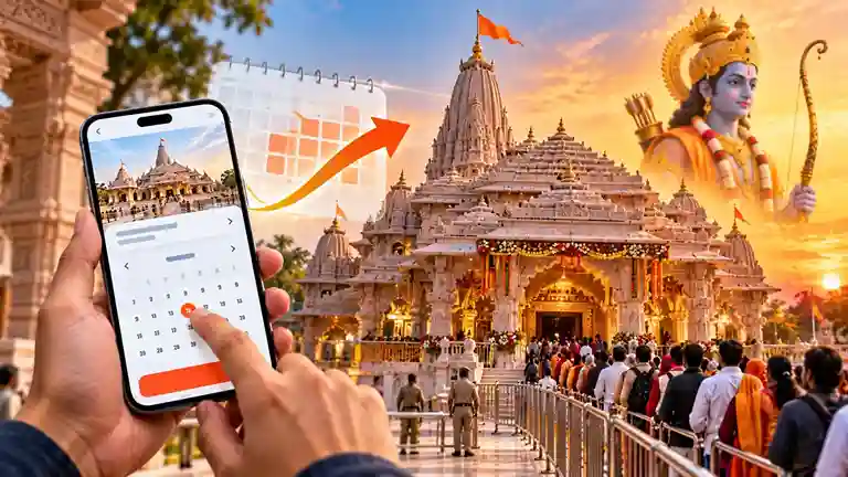 Ayodhya Ram Mandir Darshan Booking અયોધ્યા રામ મંદિરમાં સુગમ દર્શન બુકિંગના નિયમોમાં મોટો ફેરફાર હવે ૯૦ દિવસ અગાઉ મળશે પાસ, દૈનિક ક્વોટા વધારી ૨,૦૦૦ કરાયો