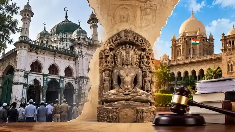 Bharuch Jama Masjid Jain Temple Claim  ગુજરાતમાં ભોજશાળા જેવો મોટો કાનૂની વિવાદ! ૧૯૦૯ થી સંરક્ષિત સ્મારક પર કોનો અધિકાર? પૂજાની મંજૂરી અને નમાજ પર રોકની માંગથી ખળભળાટ