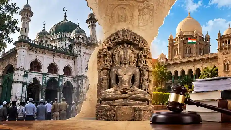 Bharuch Jama Masjid Jain Temple Claim  ગુજરાતમાં ભોજશાળા જેવો મોટો કાનૂની વિવાદ! ૧૯૦૯ થી સંરક્ષિત સ્મારક પર કોનો અધિકાર? પૂજાની મંજૂરી અને નમાજ પર રોકની માંગથી ખળભળાટ