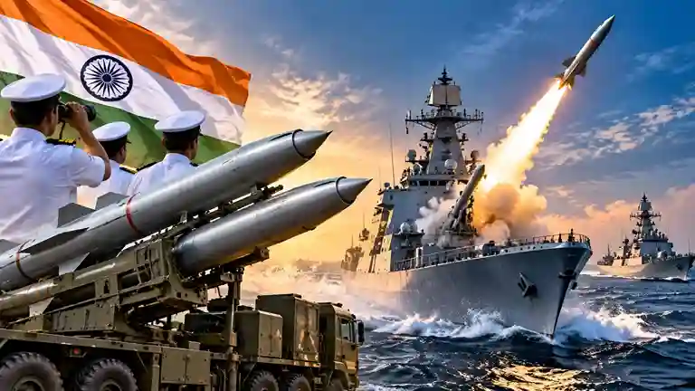 BrahMos Deal Indian Navy દરિયામાં ભારતનો સુપરસોનિક દબદબો! બ્રહ્મોસ માટે ₹૬૬૧ કરોડની ડીલથી દુશ્મનોમાં ફફડાટ યુદ્ધજહાજો બનશે વધુ ઘાતક