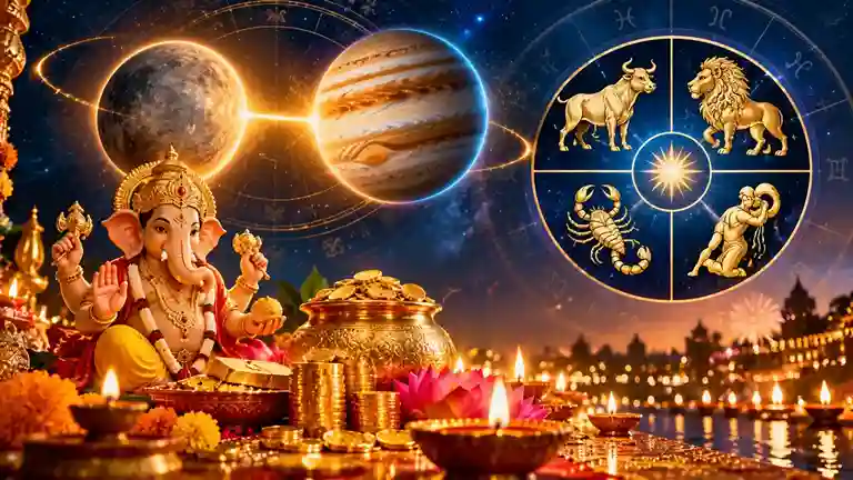 Budhaditya Rajyoga Diwali 2026  દિવાળી પર રચાશે દુર્લભ બુધાદિત્ય રાજયોગ ૪ રાશિના જાતકો પર થશે ધનવર્ષા, ભાગ્યના દરવાજા ખૂલશે