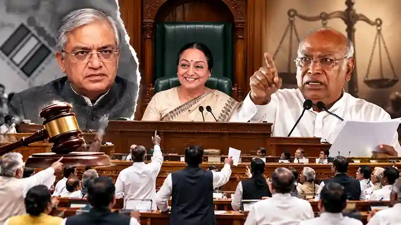 CEC Gyanesh Kumar Mock Impeachment મુખ્ય ચૂંટણી કમિશનર સામે વિપક્ષનો મોટો મોરચો મીરા કુમાર સંભાળશે 'સ્પીકર' ની ખુરશી, મલ્લિકાર્જુન ખડગે લાવશે મોક મહાભિયોગ પ્રસ્તાવ