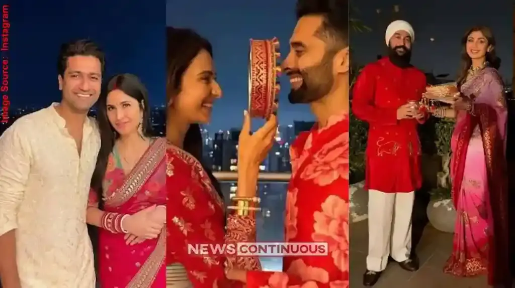 Celebrity Karwa Chauth Celebrations બોલિવૂડથી રાજકારણ સુધી કરવાચોથનો રંગ, કોઈએ જેટમાં વ્રત તોડ્યું તો કોઈએ હાથમાં મૂકી મહેંદી; જુઓ સેલિબ્રિટીઝનું રોમેન્ટિક સેલિબ્રેશન