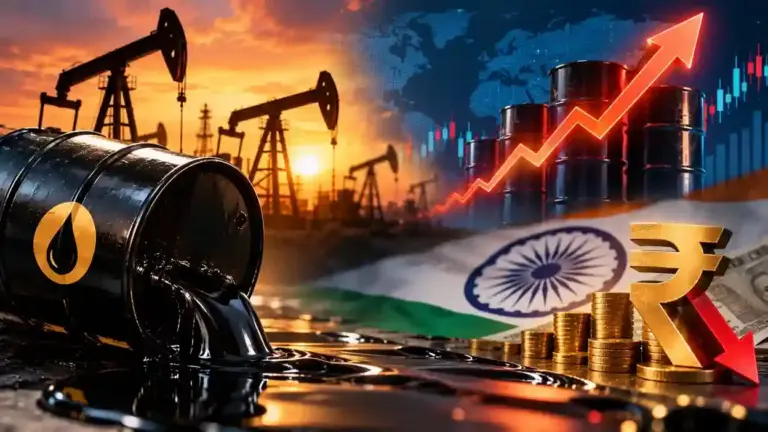 Crude Oil Surges To 110 Dollars  આંતરરાષ્ટ્રીય બજારમાં ક્રૂડ ઓઇલ અચાનક ૧૧૦ ડોલરે પહોંચ્યું વૈશ્વિક બજારોમાં ખળભળાટ, ભારત પર મોંઘવારી અને કરન્ટ એકાઉન્ટ ડેફિસિટનું મોટું સંકટ