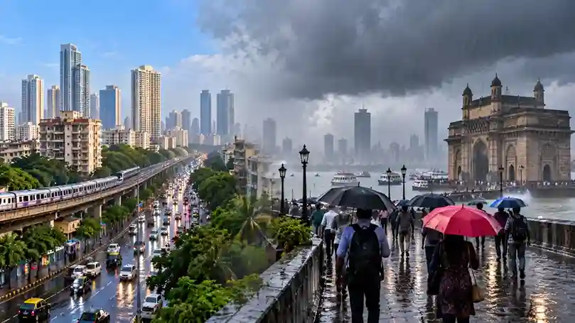 Mumbai Rainfall Update Today મુંબઈમાં સવારે ૯ થી ૧૦ દરમિયાન કમોસમી વરસાદી ઝાપટાં લોઅર પરેલમાં સૌથી વધુ ૯ મિમી, પશ્ચિમ ઉપનગરો કોરા રહ્યા