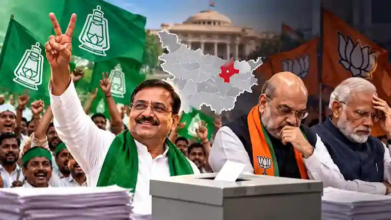 Darbhanga Graduates MLC Election Result બિહાર વિધાન પરિષદ ચૂંટણીમાં મોટો ઉલટફેર દરભંગા ગ્રેજ્યુએટ સીટ પર ભાજપના કિલ્લામાં ગાબડું, RJD ના અનિલ કુમાર ઝા વિજયી