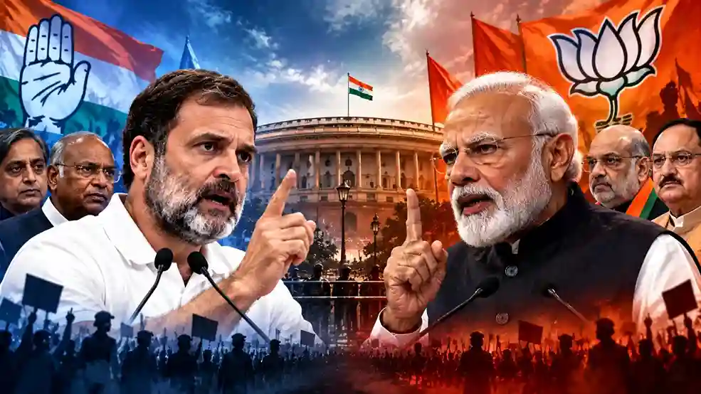 Delhi Political Showdown - Rahul Gandhi Attack On Center And BJP Counter Strategy Analysis