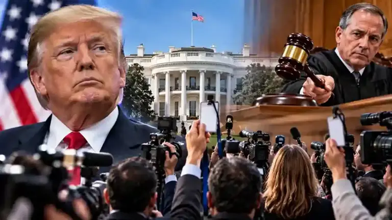 Donald Trump Press Pass Ruling  ડોનાલ્ડ ટ્રમ્પને ફેડરલ જજ તરફથી મોટો ઝટકો વ્હાઇટ હાઉસમાં પત્રકારોની એન્ટ્રી પુનઃસ્થાપિત, પ્રેસ ફ્રીડમનું હનન ગણાવ્યું