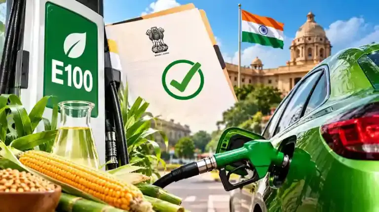 E100 Fuel Vehicles Approval   પેટ્રોલ પંપના મોંઘા ભાવથી કાયમી મુક્તિ? આવી રહી છે ૧૦૦% ઇથેનોલ પર દોડતી ગાડીઓ! જાણો સરકારના ઐતિહાસિક નિર્ણયની સંપૂર્ણ વિગત