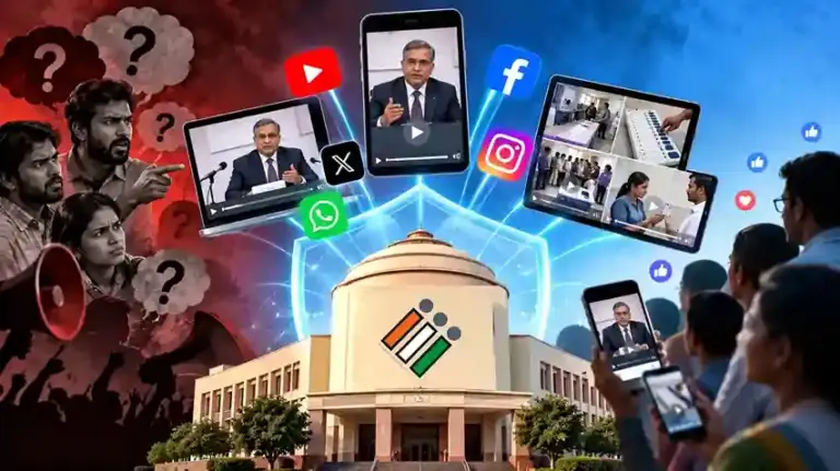 Election Commission Damage Control  વિપક્ષના આક્ષેપો વચ્ચે ચૂંટણી પંચનું ડેમેજ કંટ્રોલ, વીડિયો અને સોશિયલ મીડિયા દ્વારા આપ્યા જવાબો