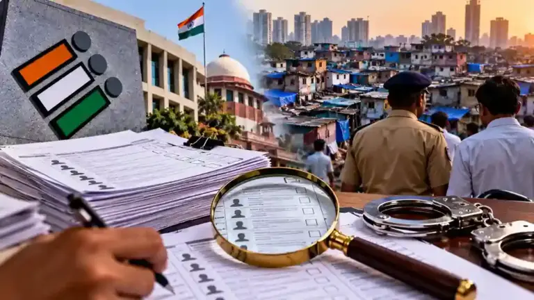 Election Commission Violation Dharavi  ચૂંટણી પંચના નિયમોનું ઉલ્લંઘન, મતદાર યાદી સામે એક જ દિવસમાં ૨૪ વાંધા અરજી કરનાર સામે ગુનો દાખલ