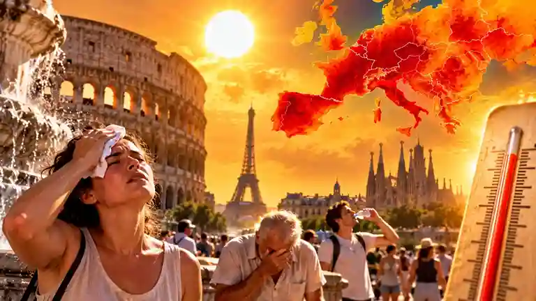 Europe Scorching Heat Deaths યુરોપમાં કાળઝાળ ગરમીનો પ્રકોપ ૮૫૪ શહેરોમાં હીટવેવથી ૫૦ હજારથી વધુ લોકોના મોત, ક્લાઈમેટ ચેન્જથી હાહાકાર!