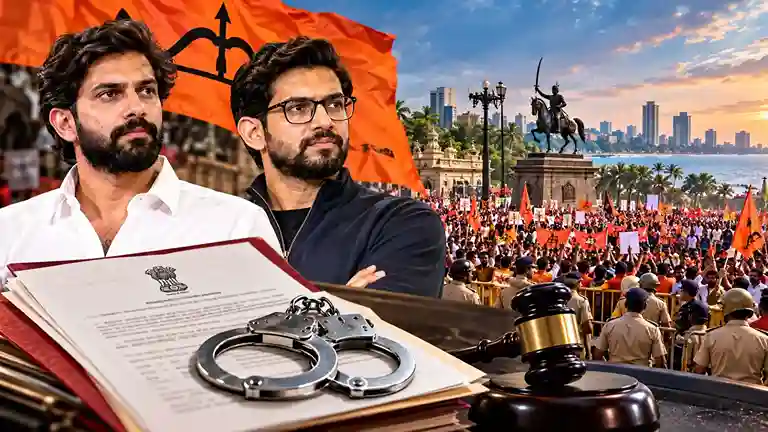 FIR Against Aaditya And Amit Thackeray   મુંબઈના રસ્તાઓ પર વિરોધ પ્રદર્શન બન્યું ભારે! પોલીસે આદિત્ય અને અમિત ઠાકરે વિરુદ્ધ નોંધી FIR શું થશે ધરપકડ?