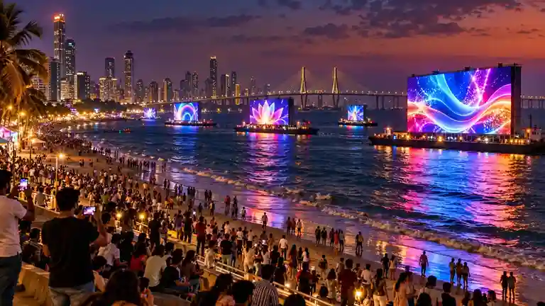Floating Advertisement Mumbai મુંબઈના દરિયાકિનારે અનોખો પ્રયોગ જુહુ અને વરલી પર ફ્લોટિંગ બિલબોર્ડ્સ લગાવવા ટેન્ડર જાહેર; રેવન્યુ વધારવા વોટરફ્રન્ટ્સનો થશે ઉપયોગ