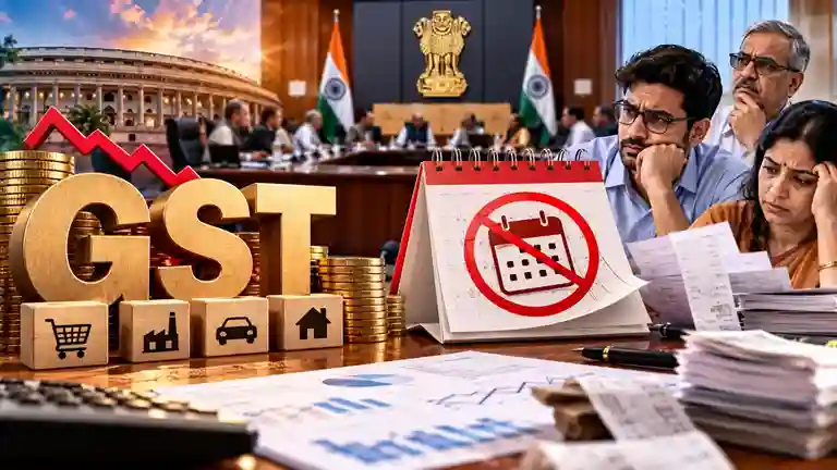 GST Council Meeting Postponed ટેક્સ રિફોર્મ્સ પર ફરી લાગી બ્રેક! જીએસટી કાઉન્સિલની બેઠક રદ થતાં વેપારીઓમાં નિરાશા ક્યારે મળશે મોટી જાહેરાતો?