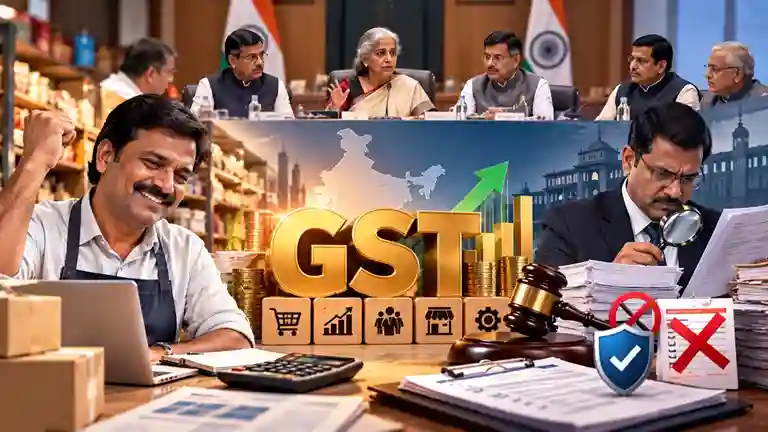 GST Council Meeting Relief અધિકારીઓની મનમાની પર લગામ, સામાન્ય દંડ ₹૨૫,૦૦૦ થી ઘટાડીને ₹૧૦,૦૦૦ કરાયો, પ્રોસિક્યુશન મર્યાદા વધીને ₹૫ કરોડ