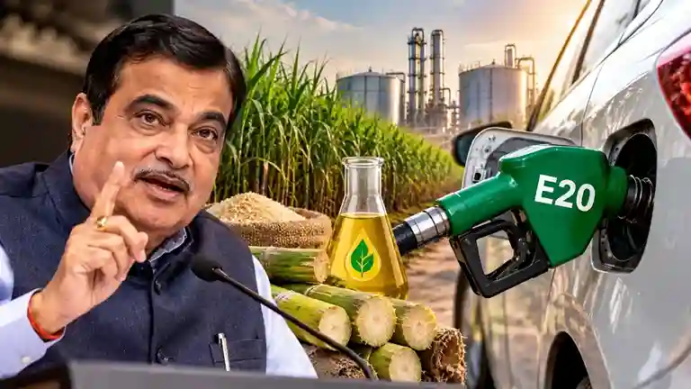 Gadkari On E20 Fuel Backlash   ભારતના ગ્રીન ફ્યુઅલ મિશન સામે ષડ્યંત્રનો આરોપ ગડકરીએ કહ્યું વિદેશી તેલ આયાત લોબીએ E20 પેટ્રોલને બદનામ કરવા ખર્ચ્યા નાણાં