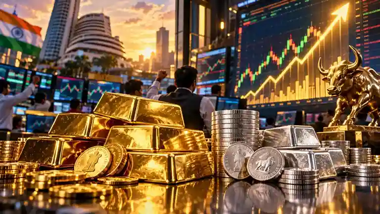 Gold Silver Price Jump રોકાણકારોની ચાંદી જ ચાંદી! MCX પર સોનાચાંદીના ભાવ રોકેટ બન્યા  જાણો લેટેસ્ટ ભાવ