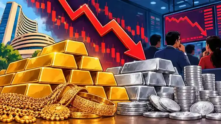 Gold Silver Price Today  બજાર ખુલતાં જ ચાંદીના ભાવ તૂટ્યા, સોનું પણ સસ્તું થયું જાણો ૨૪, ૨૨ અને ૧૮ કેરેટ સોનાના લેટેસ્ટ રેટ્સ
