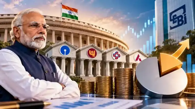 Govt To Cut Stake In 4 PSU Banks  સરકારી બેંકોના શેરમાં મોટો ધમાકો થવાના એંધાણ! કેન્દ્ર સરકાર ૪ PSU બેંકોમાં વેચશે હિસ્સો જાણો રોકાણકારો માટે કમાણીની શું છે તક?
