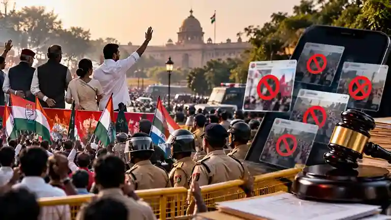 INDIA Alliance Rally Police Action  વિપક્ષી ગઠબંધનની મહારેલી મુદ્દે દિલ્હી પોલીસનું કડક વલણ, ૪ FIR દાખલ કરી ૫૦૦ સોશિયલ મીડિયા પોસ્ટ હટાવવા નોટિસ જારી