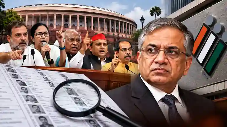 INDIA Bloc Jan Mahabhiyog  વિપક્ષી ગઠબંધનનો મુખ્ય ચૂંટણી કમિશનર સામે મોરચો જ્ઞાનેશ કુમાર વિરુદ્ધ સાંકેતિક 'જન મહાભિયોગ', ખડગે પ્રસ્તાવ રજૂ કરશે