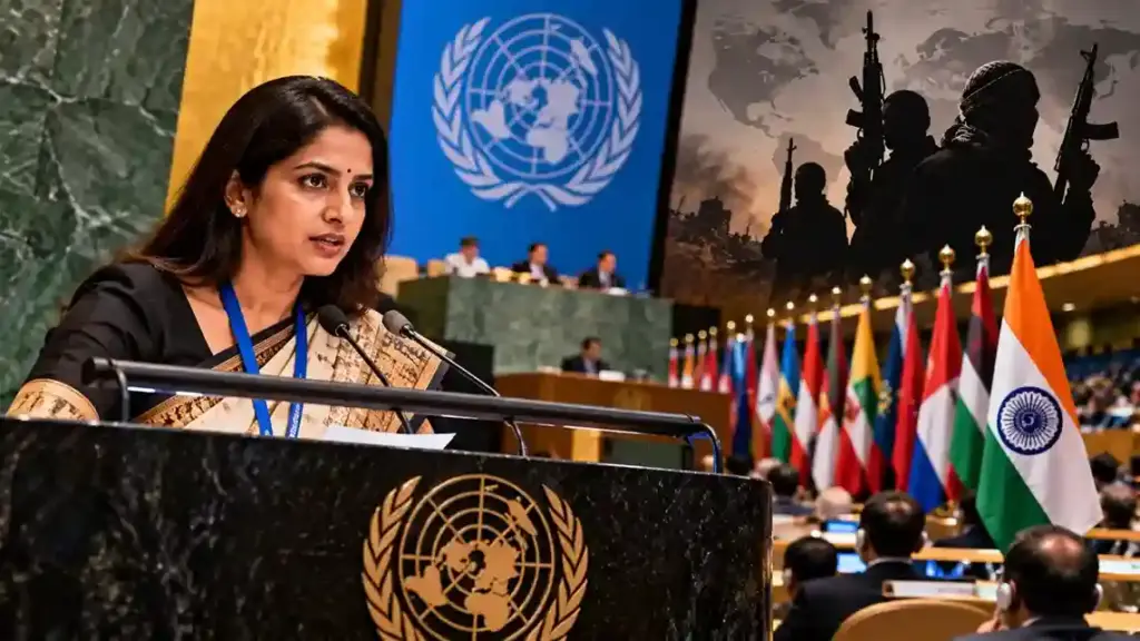 India Slams Double Standards On Terrorism  યુએનમાં આતંકવાદ મુદ્દે બેવડા માપદંડો અપનાવવા સામે ભારત આકરું માનવાધિકાર પરિષદમાં 'ઝીરો ટોલરન્સ' નીતિ અપનાવવા કરી તાકીદ