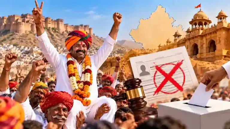 Ineligible Candidate Wins Election In Rajasthan  ચૂંટણી પંચ પણ સ્તબ્ધ! જે ઉમેદવાર રેસમાંથી બહાર ફેંકાઈ ગયા હતા, તેમણે જ ચૂંટણી જીતીને રચ્યો ઈતિહાસ; જુઓ અહેવાલ
