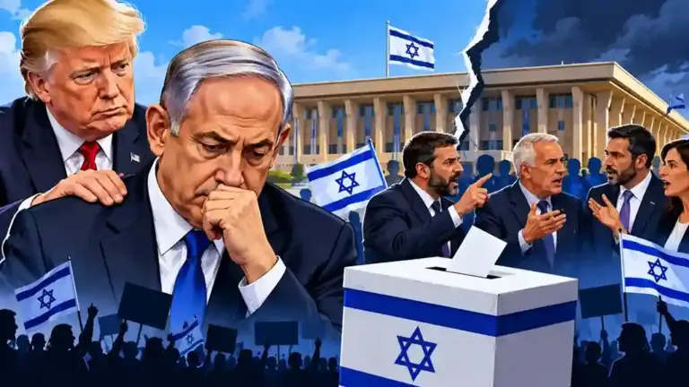 Israel Election Political Crisis   ટ્રમ્પનું ખુલ્લું સમર્થન પણ કામ ન આવ્યું? નેતન્યાહુની ખુરશી પર લટકતી તલવાર શું ઇઝરાયલને મળશે નવો વડાપ્રધાન?
