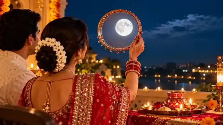 Karwa Chauth 2026 Shubh Muhurat  કરવા ચોથ પર પૂજા માટે મળશે માત્ર ૧ કલાક ૧૭ મિનિટ જાણો શુભ મુહૂર્ત, પૂજાવિધિ અને ચંદ્રોદયનો ચોક્કસ સમય