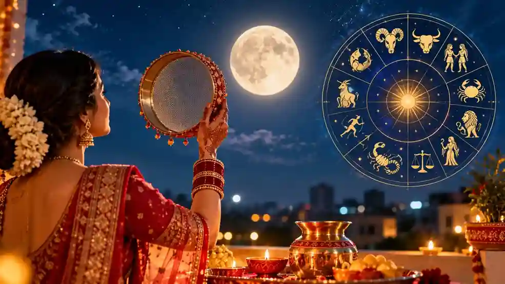 Karwa Chauth Rohini Nakshatra Horoscope  કરવા ચોથ પર ચંદ્ર અને રોહિણી નક્ષત્રનો દુર્લભ સંયોગ આ ૬ રાશિઓને મળશે અણધાર્યો ધનલાભ અને સૌભાગ્ય