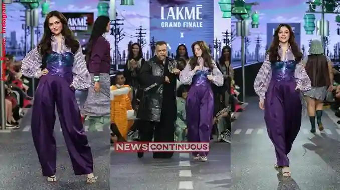 Lakme Fashion Week Grand Finale  લૈકમે ફેશન વીકના ગ્રાન્ડ ફિનાલેમાં 'સૈયારા' ફેમ અનીત પડ્ડાનો જલવો આ જાણીતા ડિઝાઈનર માટે બની શોસ્ટોપર