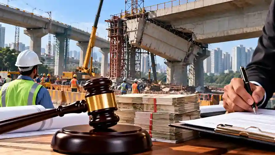 MMRDA Fines Contractor 2 Crore થાણે કોપરી બ્રિજ પર મોટો અકસ્માત ટળ્યો MMRDA એ કોન્ટ્રાક્ટર કંપનીને ફટકાર્યો અધધ આટલા કરોડનો દંડ..