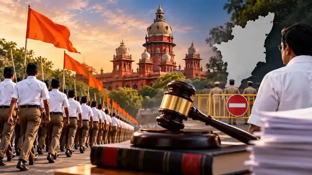 Madras High Court RSS Route March આતંક પ્રભાવિત કાશ્મીરમાં RSS ને કૂચની મંજૂરી તો તમિલનાડુમાં કેમ નહીં? હાઈકોર્ટનો તીખો સવાલ