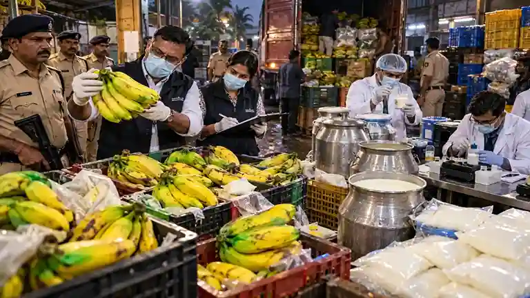 Maharashtra FDA Raids FDA ના રાજ્યવ્યાપી દરોડા કેમિકલથી પકવેલાં કેળાં અને ડિટર્જન્ટવાળું દૂધ ઝડપાયું; મુંબઈકોંકણમાંથી ₹1.29 કરોડનો મુદ્દામાલ જપ્ત