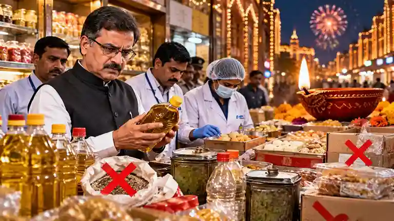 Maharashtra FDA Warning On Expired Food ભેળસેળિયાઓ અને એક્સપાયરી માફિયા સામે તવાઈ ૮૦ થી વધુ લાઈસન્સ રદ, ₹૫ કરોડથી વધુનો મુદ્દામાલ જપ્ત અને ૩૨ આરોપીઓ સામે FIR