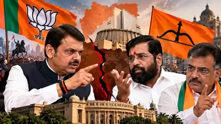 Maharashtra MLC Election Rift In Mahayuti  MLC પરિણામો બાદ મહાયુતિમાં આંતરિક વિખવાદ વકર્યો નાગપુરપુણેમાં પરાજય બદલ શિંદે જૂથ પર દોષારોપણ, ભાજપ એક્શન મોડમાં