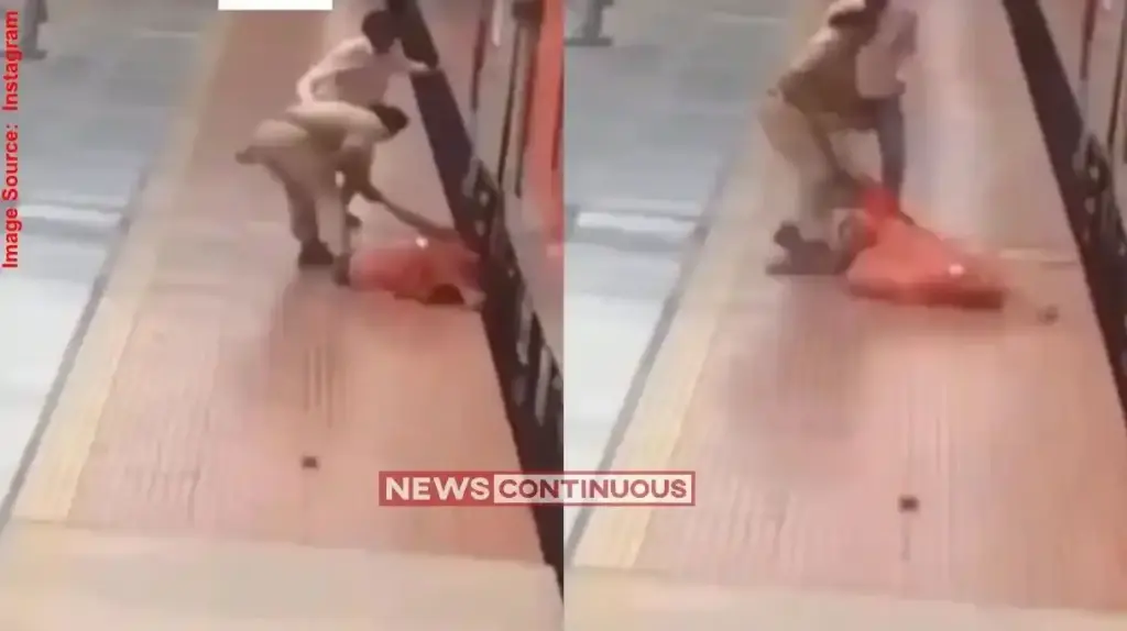 Maharashtra RPF Officer Daring Rescue જો એક સેકન્ડનો પણ વિલંબ થયો હોત તો… ચાલતી ટ્રેનમાં ચડવા જતાં પટકાયેલી મહિલાને જવાને બચાવી; સીસીટીવી સામે આવ્યા